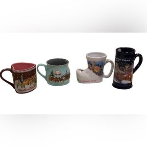 Assorted Holiday Mugs Set